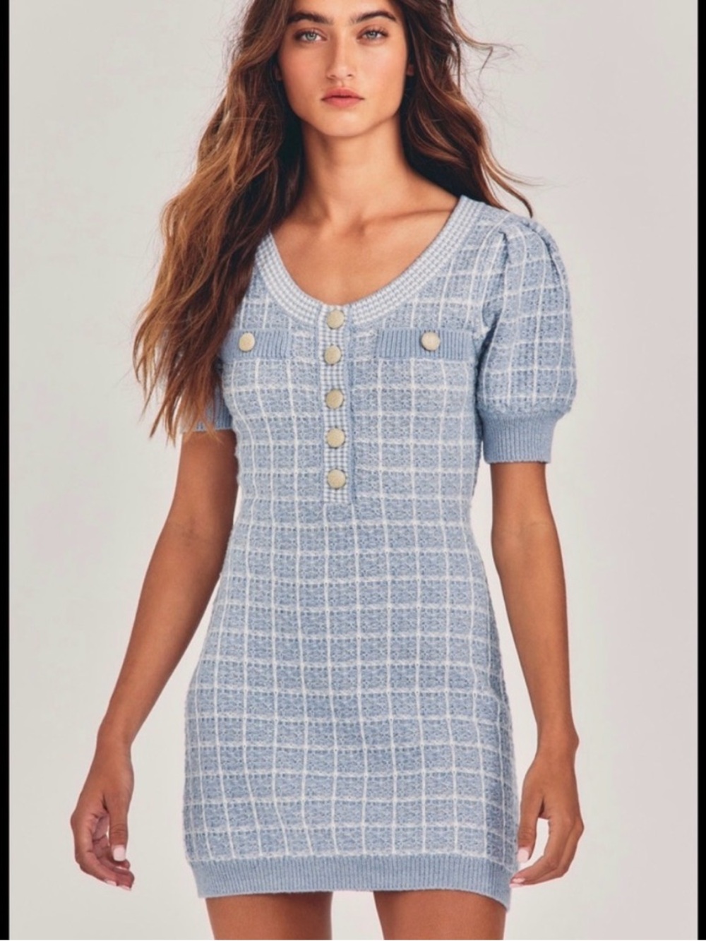 Love Shack Fancy Plaid dress